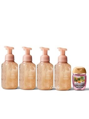 4X WHITE PUMPKIN Bath & Body Works foaming hand soaps 8.75 fl oz set bundle